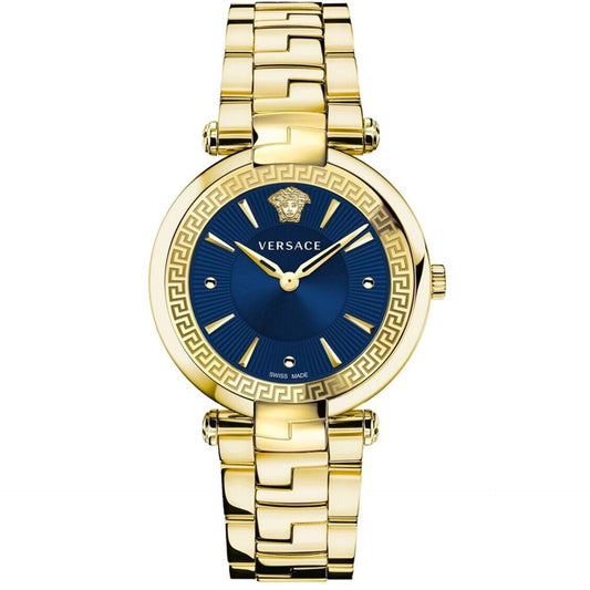 Unisex Versace Blue Quartz Watch 