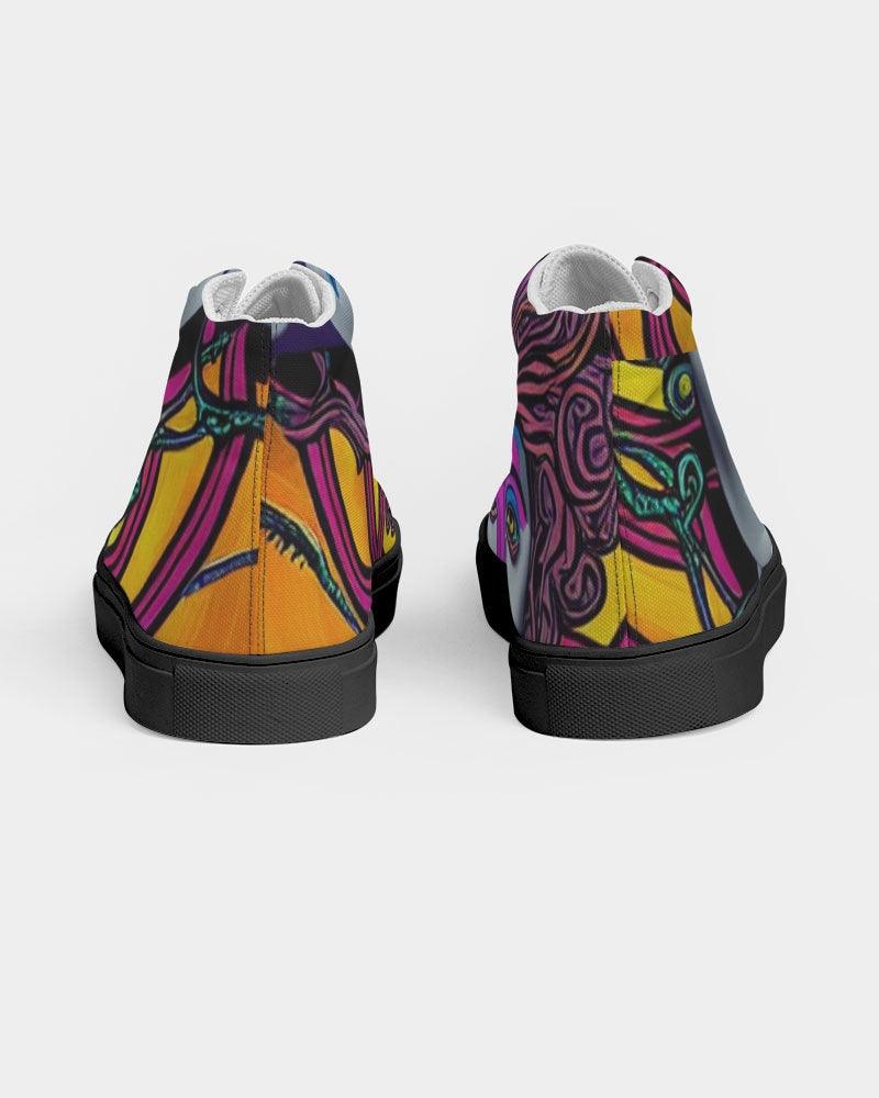 Medusa Shoes Women's Hightop Canvas Shoe - Black - VERACOX
