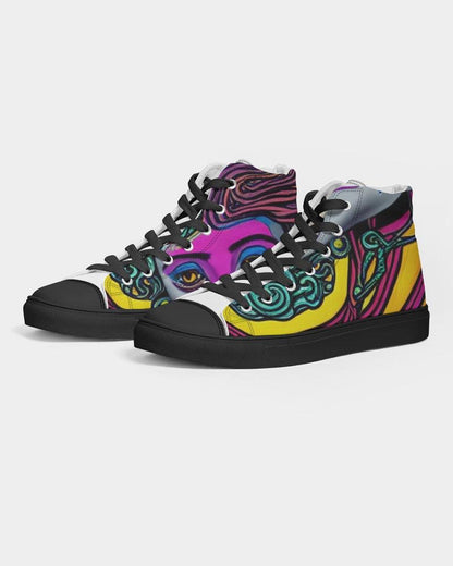 Medusa Shoes Women's Hightop Canvas Shoe - Black - VERACOX